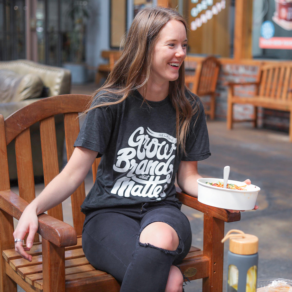 Grow Brands That Matter Script T-Shirt