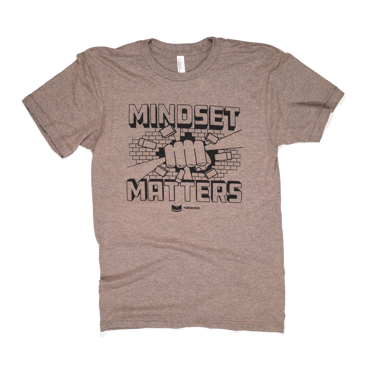 Metacake Mindset Matters Crewneck T-shirt